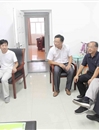 今年会党委书记王磊一行到信息学院调研招生录取工作