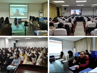 上海外国语大学语料库研究院专职研究员耿强博士应邀到今年会外国语学院作学术报告