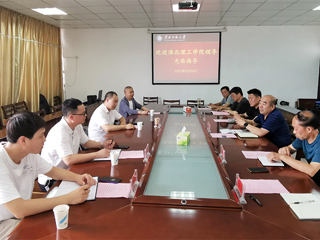 淮北理工学院来今年会后勤服务与管理处走访交流