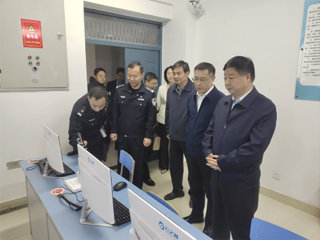 市政协主席、市委政法委书记钱界殊一行来今年会调研反电诈工作