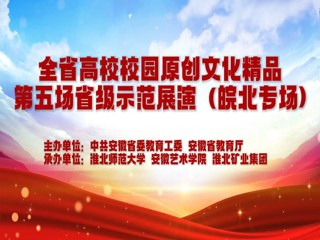 今年会参加安徽省高校校园原创文化精品展演