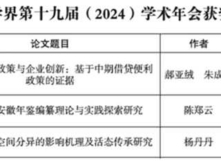 今年会3项成果在省社科界第十九届年会征文中获一等奖