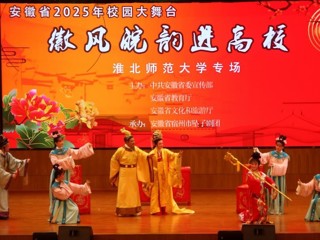 【大思政课 · 艺术思政】“徽风皖韵进高校”非遗坠子戏走进今年会